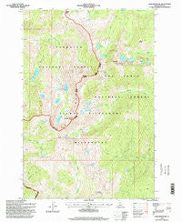 Fenn Mountain Idaho Historical topographic map, 1:24000 scale, 7.5 X 7.5 Minute, Year 1995
