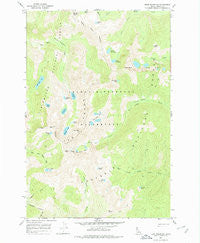 Fenn Mountain Idaho Historical topographic map, 1:24000 scale, 7.5 X 7.5 Minute, Year 1966
