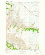 Fenn Idaho Historical topographic map, 1:24000 scale, 7.5 X 7.5 Minute, Year 1963