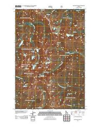 Fenn Mountain Idaho Historical topographic map, 1:24000 scale, 7.5 X 7.5 Minute, Year 2011