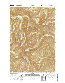 Fenn Mountain Idaho Current topographic map, 1:24000 scale, 7.5 X 7.5 Minute, Year 2013