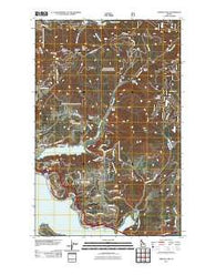 Fernan Lake Idaho Historical topographic map, 1:24000 scale, 7.5 X 7.5 Minute, Year 2011