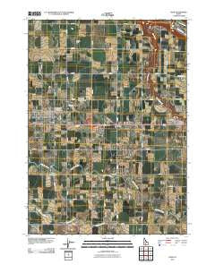 Filer Idaho Historical topographic map, 1:24000 scale, 7.5 X 7.5 Minute, Year 2010