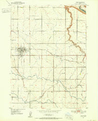 Filer Idaho Historical topographic map, 1:24000 scale, 7.5 X 7.5 Minute, Year 1950