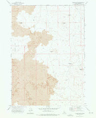 Fingers Butte Idaho Historical topographic map, 1:24000 scale, 7.5 X 7.5 Minute, Year 1972