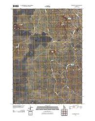 Fingers Butte Idaho Historical topographic map, 1:24000 scale, 7.5 X 7.5 Minute, Year 2011