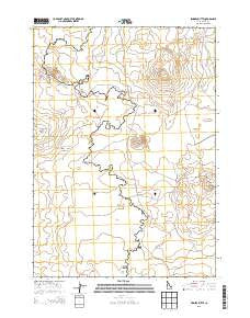 Fingers Butte Idaho Current topographic map, 1:24000 scale, 7.5 X 7.5 Minute, Year 2013