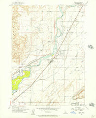 Firth Idaho Historical topographic map, 1:24000 scale, 7.5 X 7.5 Minute, Year 1955