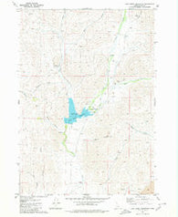 Fish Creek Reservoir Idaho Historical topographic map, 1:24000 scale, 7.5 X 7.5 Minute, Year 1979