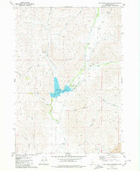 Fish Creek Reservoir Idaho Historical topographic map, 1:24000 scale, 7.5 X 7.5 Minute, Year 1979