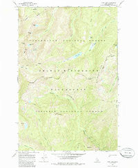 Fish Lake Idaho Historical topographic map, 1:24000 scale, 7.5 X 7.5 Minute, Year 1966