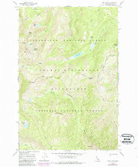 Fish Lake Idaho Historical topographic map, 1:24000 scale, 7.5 X 7.5 Minute, Year 1966