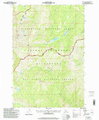 Fish Lake Idaho Historical topographic map, 1:24000 scale, 7.5 X 7.5 Minute, Year 1995
