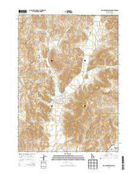 Fish Creek Reservoir Idaho Current topographic map, 1:24000 scale, 7.5 X 7.5 Minute, Year 2013