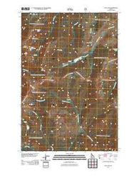 Fish Lake Idaho Historical topographic map, 1:24000 scale, 7.5 X 7.5 Minute, Year 2011