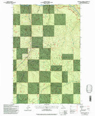 Fishhook Creek Idaho Historical topographic map, 1:24000 scale, 7.5 X 7.5 Minute, Year 1995