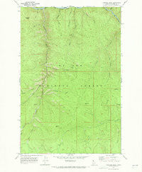 Fishhook Creek Idaho Historical topographic map, 1:24000 scale, 7.5 X 7.5 Minute, Year 1969