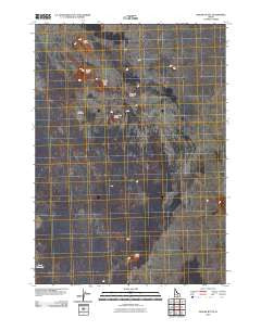 Fissure Butte Idaho Historical topographic map, 1:24000 scale, 7.5 X 7.5 Minute, Year 2010