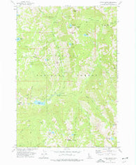 Fitsum Summit Idaho Historical topographic map, 1:24000 scale, 7.5 X 7.5 Minute, Year 1973