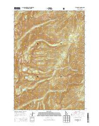 Fitsum Peak Idaho Current topographic map, 1:24000 scale, 7.5 X 7.5 Minute, Year 2013
