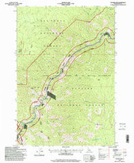 Fivemile Bar Idaho Historical topographic map, 1:24000 scale, 7.5 X 7.5 Minute, Year 1995