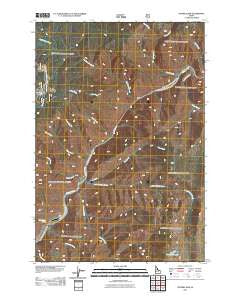 Fivemile Bar Idaho Historical topographic map, 1:24000 scale, 7.5 X 7.5 Minute, Year 2011