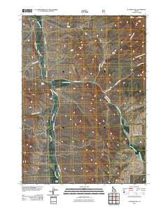 Flatiron Hill Idaho Historical topographic map, 1:24000 scale, 7.5 X 7.5 Minute, Year 2011