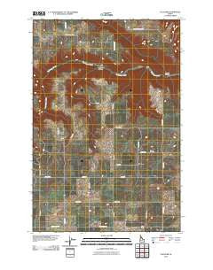 Fletcher Idaho Historical topographic map, 1:24000 scale, 7.5 X 7.5 Minute, Year 2010