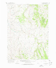 Flint Creek Idaho Historical topographic map, 1:62500 scale, 15 X 15 Minute, Year 1965