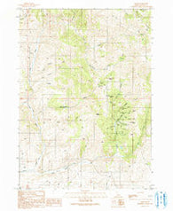 Flint Idaho Historical topographic map, 1:24000 scale, 7.5 X 7.5 Minute, Year 1990