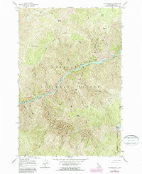 Fog Mountain Idaho Historical topographic map, 1:24000 scale, 7.5 X 7.5 Minute, Year 1966