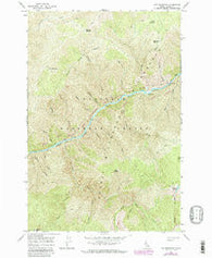 Fog Mountain Idaho Historical topographic map, 1:24000 scale, 7.5 X 7.5 Minute, Year 1966