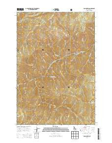Fog Mountain Idaho Current topographic map, 1:24000 scale, 7.5 X 7.5 Minute, Year 2013