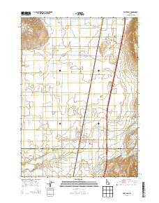 Fort Hall Idaho Current topographic map, 1:24000 scale, 7.5 X 7.5 Minute, Year 2013