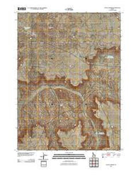 Four Corners Idaho Historical topographic map, 1:24000 scale, 7.5 X 7.5 Minute, Year 2010