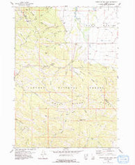 Fourth of July Peak Idaho Historical topographic map, 1:24000 scale, 7.5 X 7.5 Minute, Year 1978