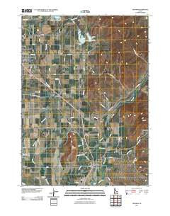 Franklin Idaho Historical topographic map, 1:24000 scale, 7.5 X 7.5 Minute, Year 2010