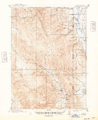 Freedom Wyoming Historical topographic map, 1:62500 scale, 15 X 15 Minute, Year 1915