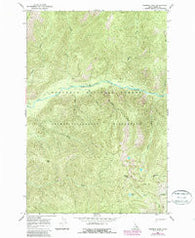 Freeman Peak Idaho Historical topographic map, 1:24000 scale, 7.5 X 7.5 Minute, Year 1966