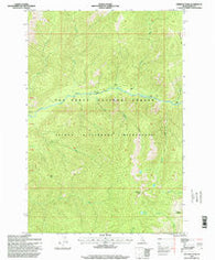Freeman Peak Idaho Historical topographic map, 1:24000 scale, 7.5 X 7.5 Minute, Year 1995