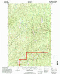 French Mountain Idaho Historical topographic map, 1:24000 scale, 7.5 X 7.5 Minute, Year 1994