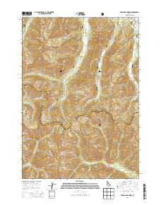 Frenchman Creek Idaho Current topographic map, 1:24000 scale, 7.5 X 7.5 Minute, Year 2013