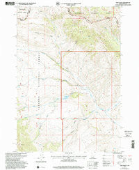 Fritz Peak Idaho Historical topographic map, 1:24000 scale, 7.5 X 7.5 Minute, Year 1997
