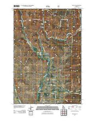 Fruitvale Idaho Historical topographic map, 1:24000 scale, 7.5 X 7.5 Minute, Year 2011