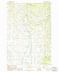 Fruitvale Idaho Historical topographic map, 1:24000 scale, 7.5 X 7.5 Minute, Year 1986