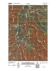Frye Point Idaho Historical topographic map, 1:24000 scale, 7.5 X 7.5 Minute, Year 2010