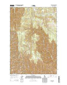 Frye Point Idaho Current topographic map, 1:24000 scale, 7.5 X 7.5 Minute, Year 2013