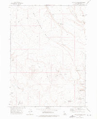 Frying Pan Basin Idaho Historical topographic map, 1:24000 scale, 7.5 X 7.5 Minute, Year 1972
