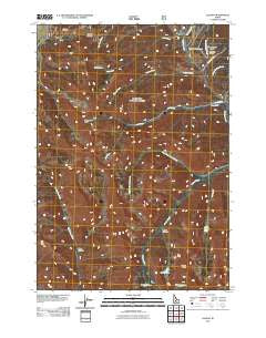 Galena Idaho Historical topographic map, 1:24000 scale, 7.5 X 7.5 Minute, Year 2011