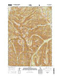 Galena Idaho Current topographic map, 1:24000 scale, 7.5 X 7.5 Minute, Year 2013